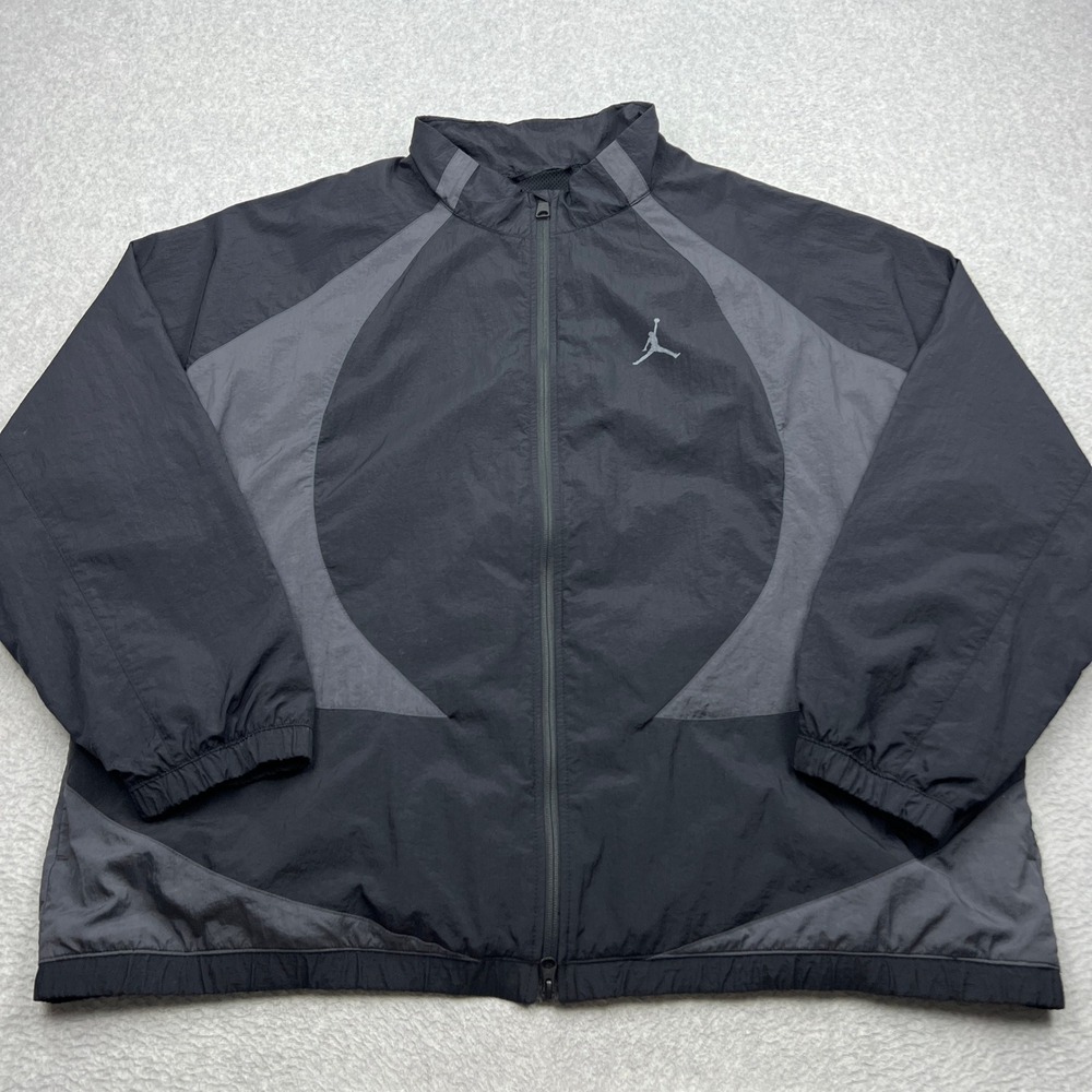Jordan Sport Jam Warm-Up Track Jacket Mens 3XL Black Dark Shadow Full Zip DX9367